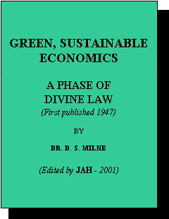 Green, Sustainable Economics